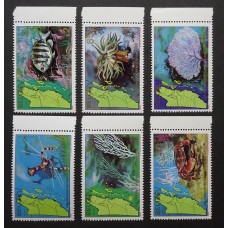 BELIZE SERIE COMPLETA DE ESTAMPILLAS NUEVA MINT BELICE PECES, FAUNA MARINA RARA 20 €